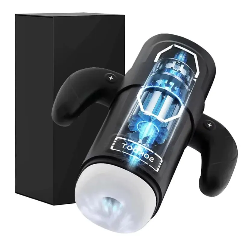 Male Masturbator Automatic Telescopic Airplane Cup Electric Heating Sucking Vibrating Penis Massage Adult Erotic Sex Toys goods — image 6