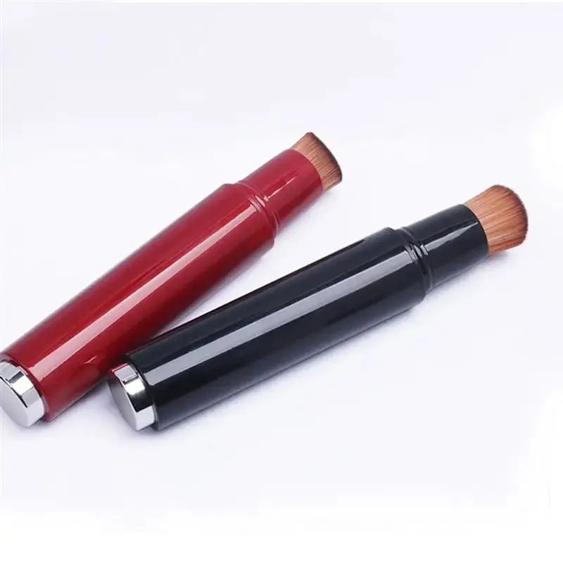 1pc pincéis de maquiagem oblíquos pincéis de base ferramentas de maquiagem portátil pincel 16cm — image 3