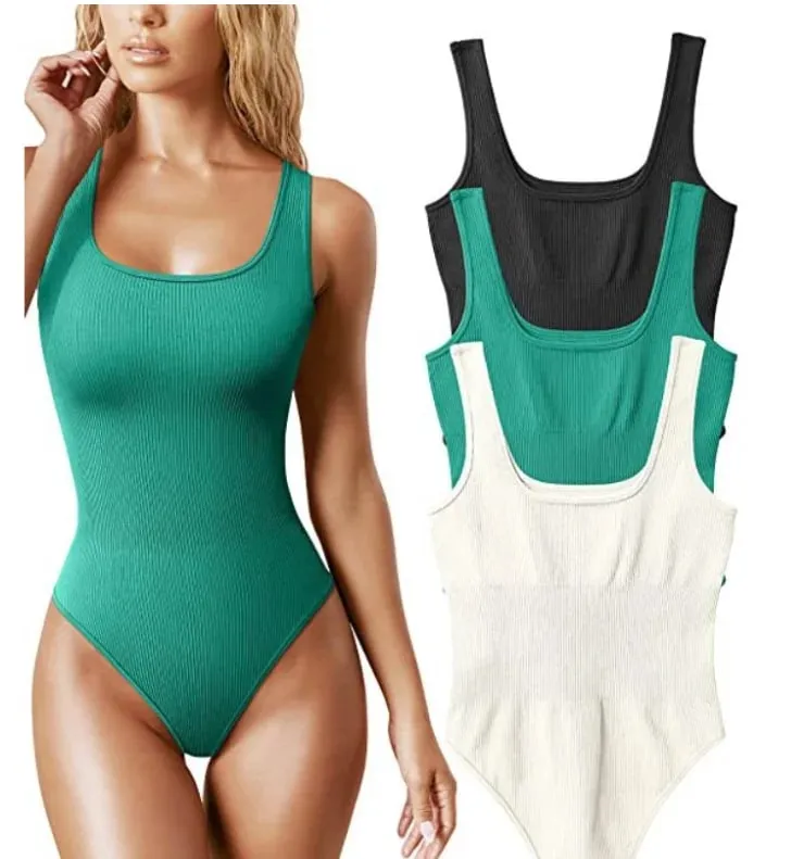 ฤดูร้อนเซ็กซี่ bodycon ผู้หญิง bodysuits หญิงถัก Slim Casual bodysuit Chic Lady Club Playsuits สั้น Femme — image 16