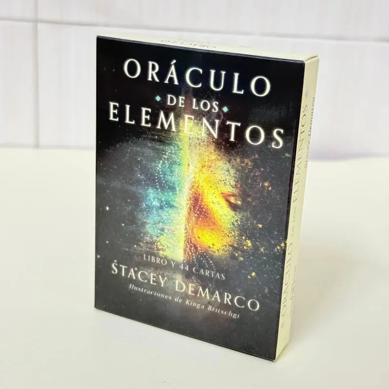 ORÁCULO DE LOS ELEMENTOS Kad Oracle 44PC Versi Sepanyol Permainan Papan Ramalan Nasib Permainan Kad — image 1
