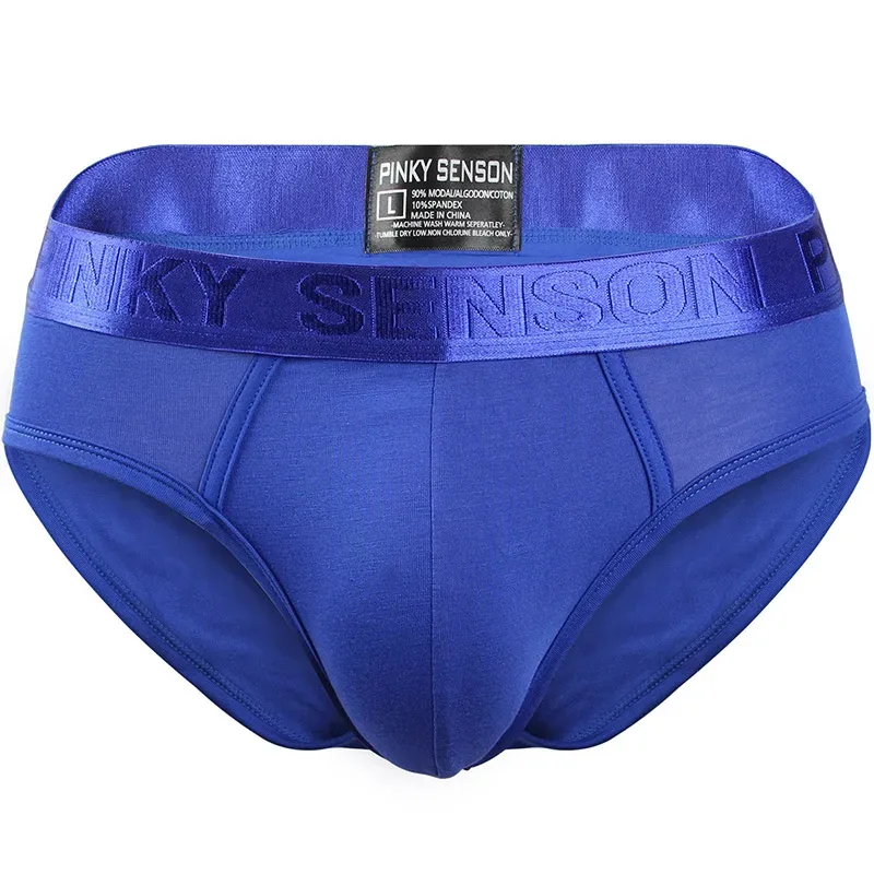 Pinky Seaso Marke Bestseller Sexy Dreieck Hosen Modal Dünne Einfarbig Unterwäsche männer Modale Briefs Lüften Plus Größe Männer — image 5