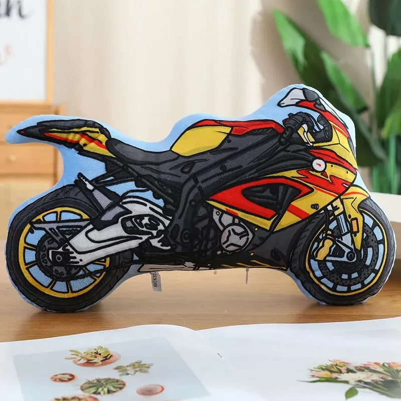 Trasporto pubblico colorato peluche cuscino imbottito escavatore moto serbatoio aereo divano decorazione della stanza cuscino uomini presenti — image 16