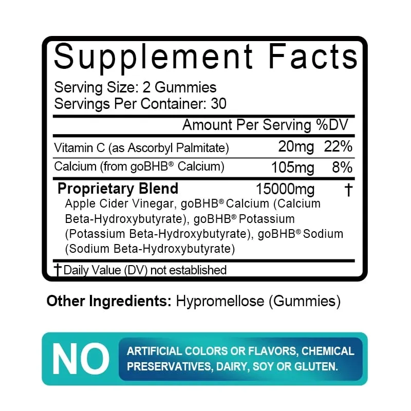Keto Gummies - Membakar Lemak Pengurusan Berat Mempercepatkan Metabolisme Kesihatan Pencernaan Kawalan Selera Makan — image 3
