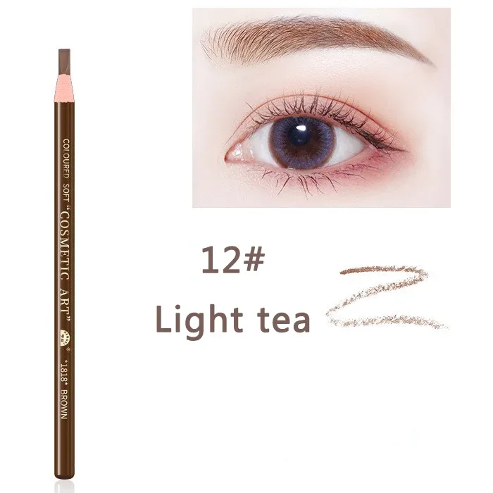 10pcs Brand Hengsi Pull Peel Eyebrow Pencil Brown Black Waterproof Eyebrow Enhancement Wholesale Cosmetics Long Lasting Beginner — image 10