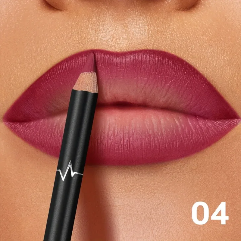 Pudaier 6-farbiger, wasserfester, mattierter Lipliner – langanhaltende Formel ohne Abfärben, mattes Finish, 6 vielseitige Farbtöne — image 4
