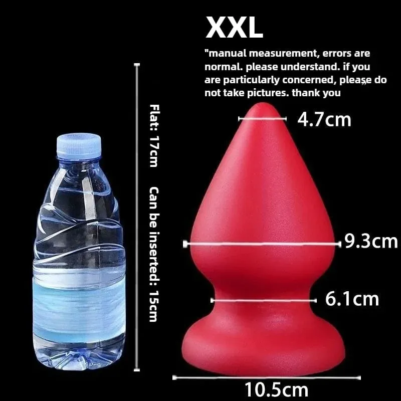 Palam Dubur Besar Silikon Cecair Palam Punggung Kon Lembut Dildo Dubur Besar untuk Wanita Lelaki Urut G-spot/prostat 18+ Mainan Seks — image 18
