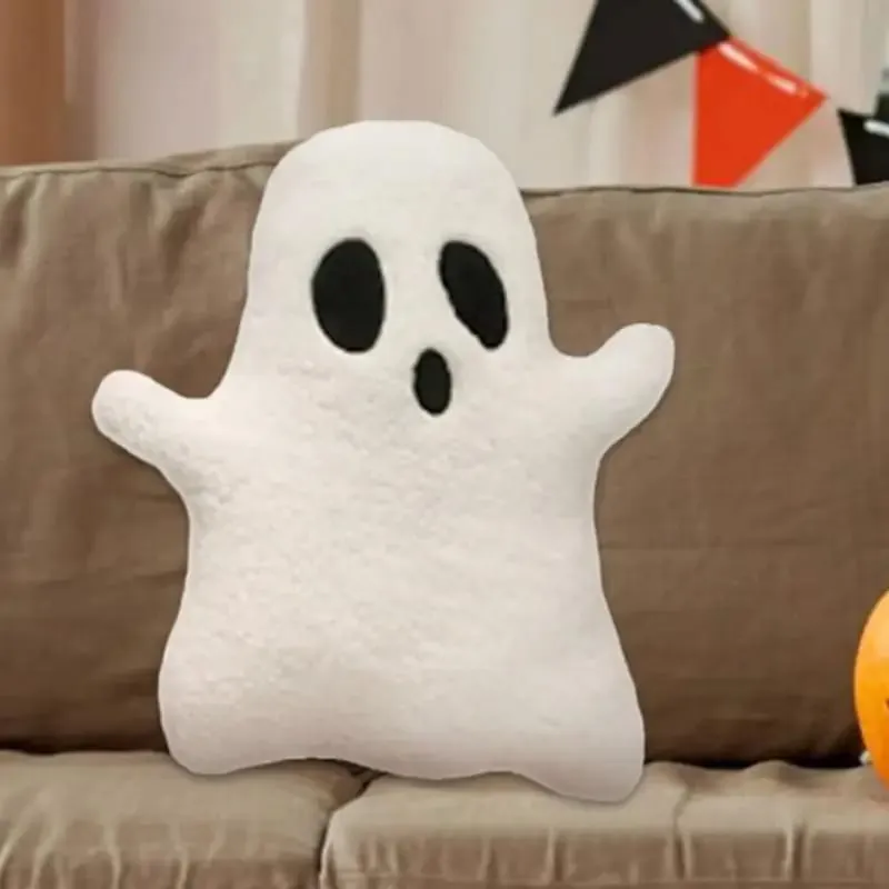 Hantu Stuffed Animal Halloween Ghost Doll Toy Stuffed Plushie Kartun Lembut Stuffed Animals Hantu Lucu Dekorasi Rumah Mainan Mewah — image 2
