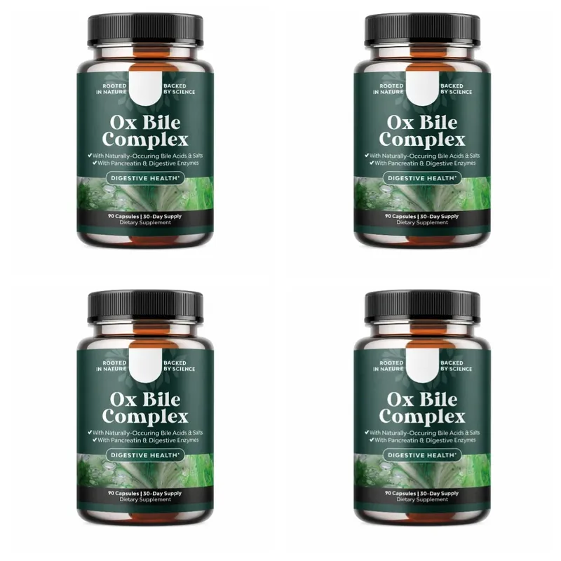 Digestive Enzyme Ox Bile Supplements with Pancreatin & Bromelain 90 Capsules 30 Servings for Women & Men — image 10