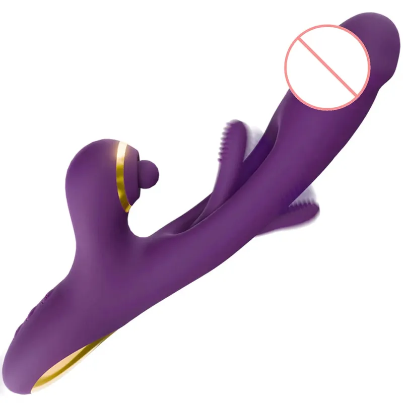 2 em 1 poderoso batendo batendo vibrador feminino para clitóris masturbação aquecimento empurrando vibrador para mulher sext brinquedo para adulto — image 8
