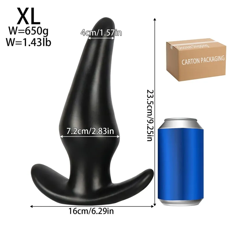 3 Ukuran Berbeda Sumbat Anal Silikon Lembut Sumbat Bokong Anal Stimulator Mainan Seks Dewasa untuk Wanita Gay Pemijat Prostat Pelatih Anal — image 9