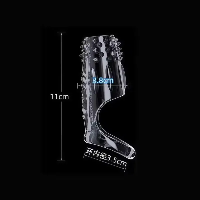 Silikone Cock Ring Vibrator til Mænd Penis Vibrerende Ærme Ejakulation Forsinkelse G Spot Klit Stimulering Sexlegetøj til Par Voksen — image 8