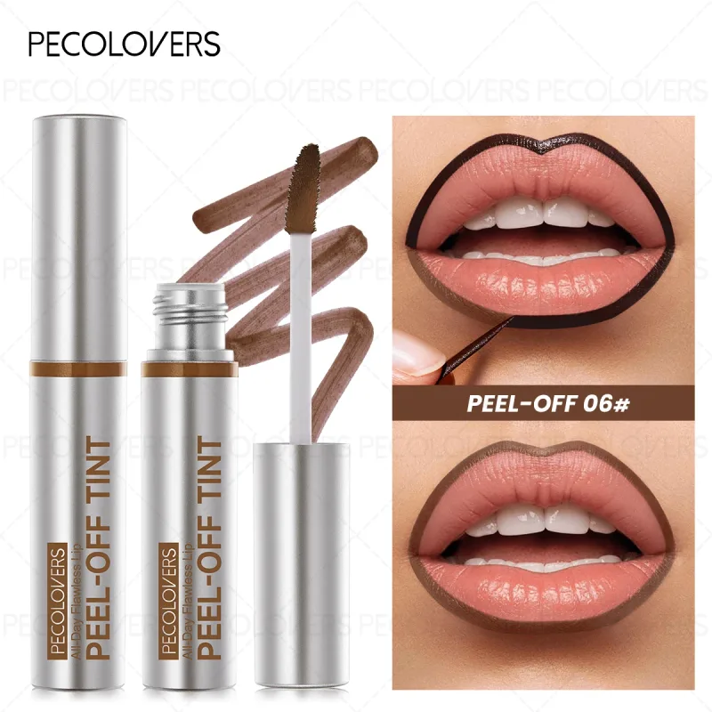 1PC Peel-Off Lip Liner Tattoo กันน้ำยาวนาน Matte Lip Stain Hydrating แต่งหน้า Lip Liner & Gloss — image 11