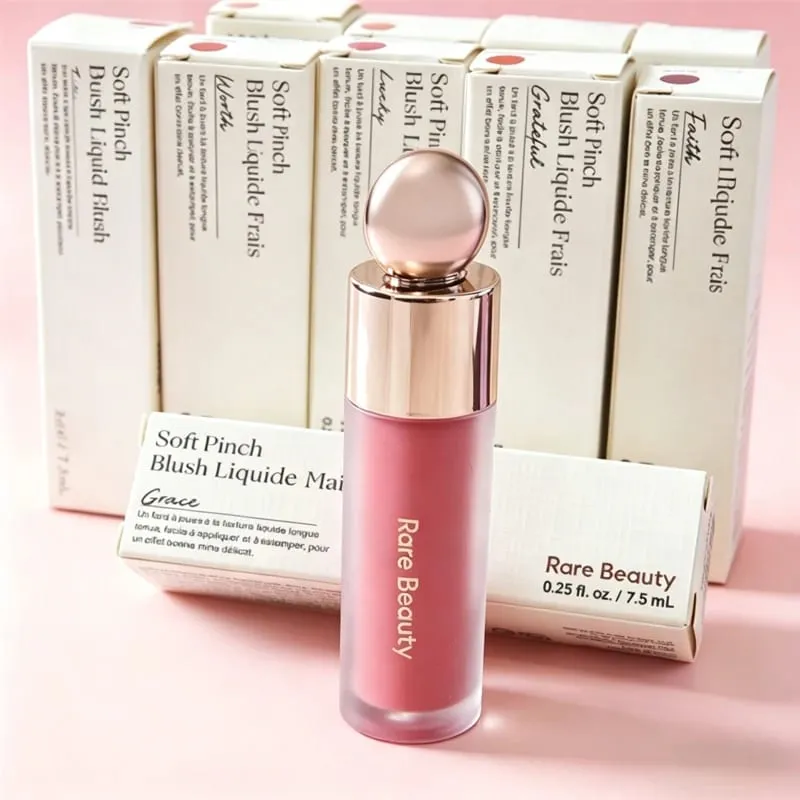 Rare Beauty suave pellizco líquido colorete sedoso impermeable hidratante mujer maquillaje Happy Hope Bliss Wonder Believe Blush Liquide — image 13