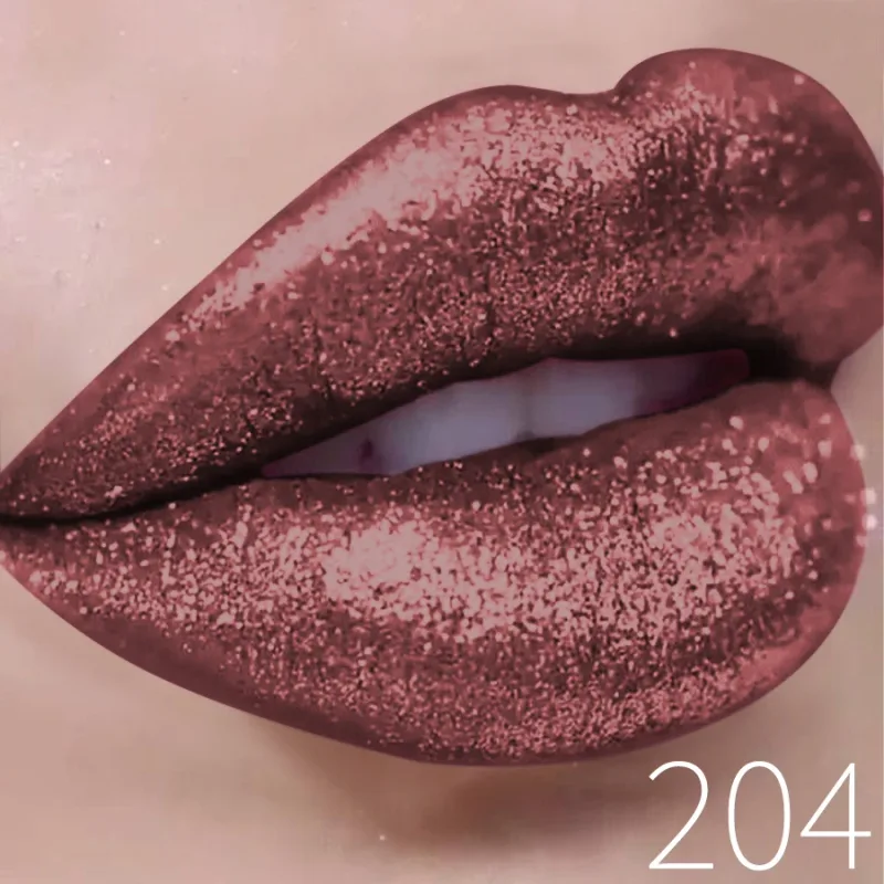 Rouge à lèvres liquide métallique imperméable, brillant à paillettes, longue durée, perle brillante, haute pigmentation, teinte, cadeaux de maquillage coréen, 1 pièce — image 14