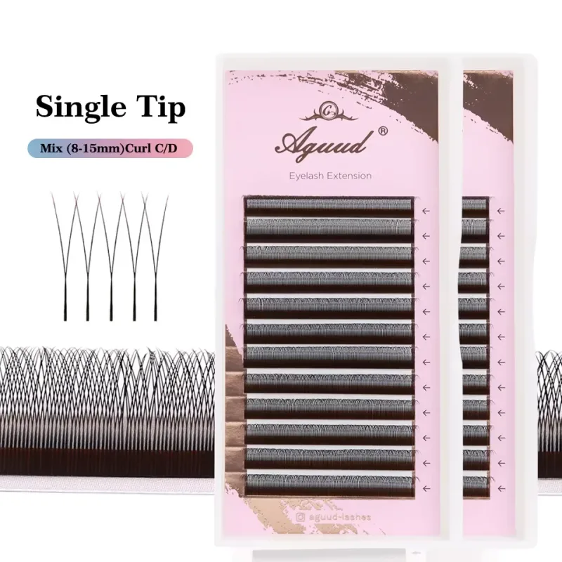 2D 3D 4D 5D W Tvar Automatické kvetení Premade Vějířky Prodlužování řas Přirozeně jemné Individuální Řasy Makeup Cilia