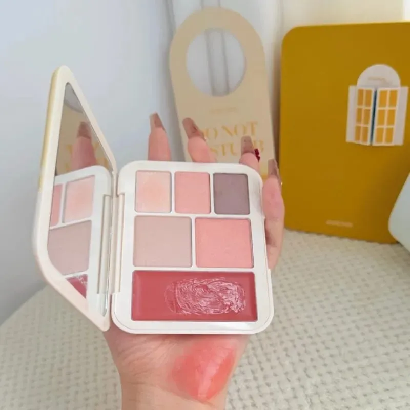 Summer Makeup Gift Set Lipstick Lip Glaze & Eyeshadow Palette Full Face Cosmetic Kit for Valentine‘s Day Gift — image 3