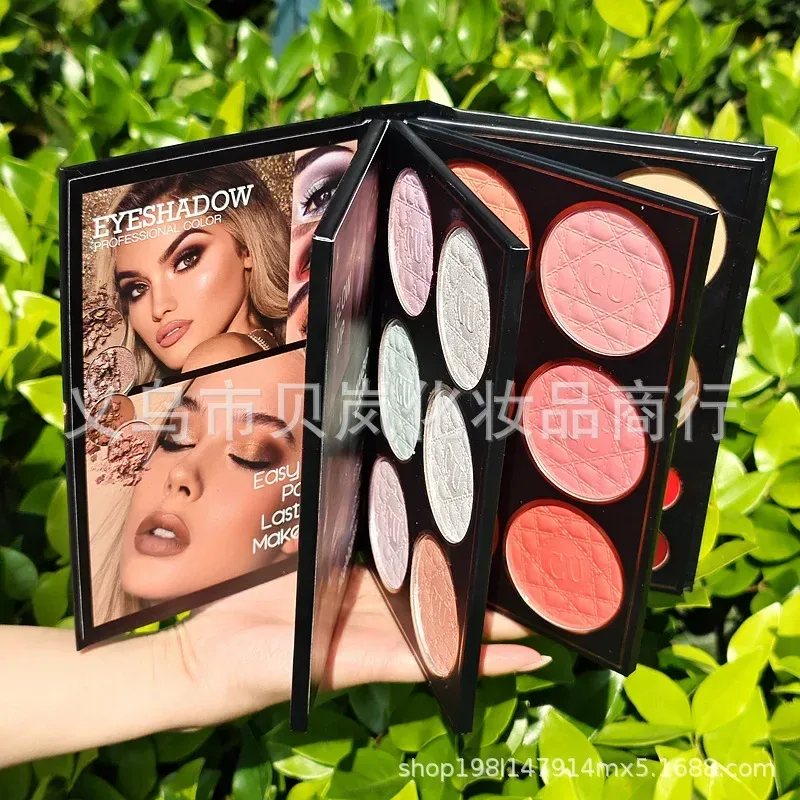 Eyeshadow Palette Book Shimmer Matte Glitter Chameleon Pressed Pigments Professional Stage Makeup Cosplay Kit 48 Color — image 5
