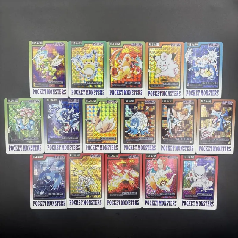 153pcs 1997 POKET Raksasa Blastoise DIY Buatan Sendiri Kad Klasik Permainan Klasik Kad Anime Mainan Hadiah — image 1