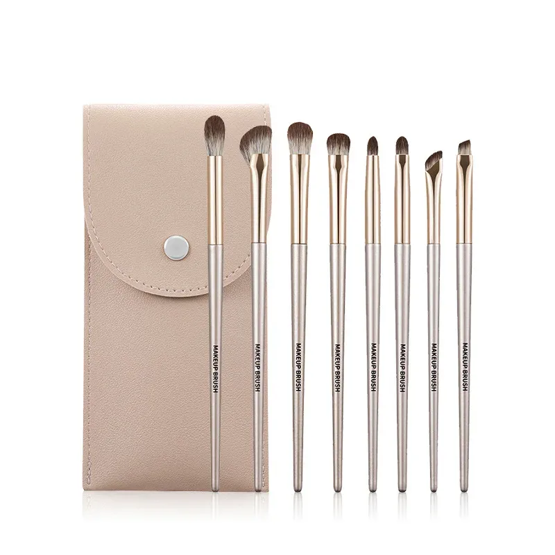 8-teiliges Make-up-Pinsel-Set für Lidschatten, Damen, Kosmetikpinsel, Lidschatten, Rouge, Schönheit, weiche Make-up-Werkzeuge, Tasche