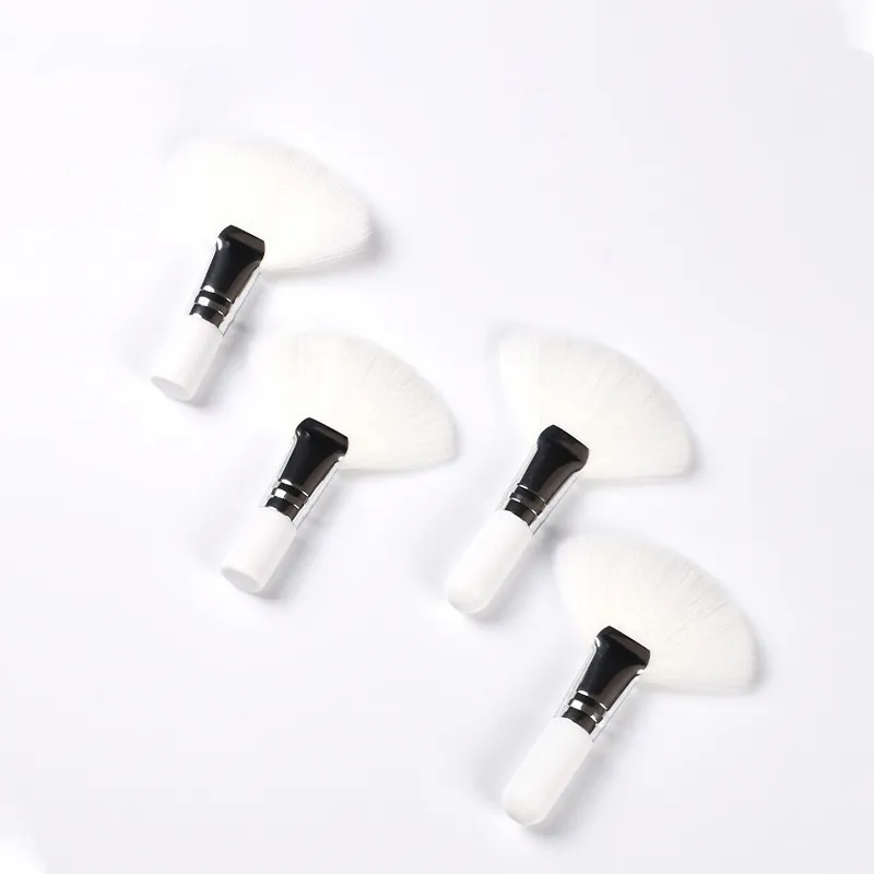 Mini ventaglio pennelli per trucco viso cipria fondotinta fard pennello correttore strumenti cosmetici pennelli a ventaglio in fibra sintetica — image 6