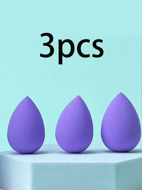3/20/60Pcs Tragbare Wiederverwendbare Wasser Tropfen Form Mini Mixer Schwamm Schönheit Kosmetische Foundation Kosmetik Schwamm Make-up Mixer — image 7