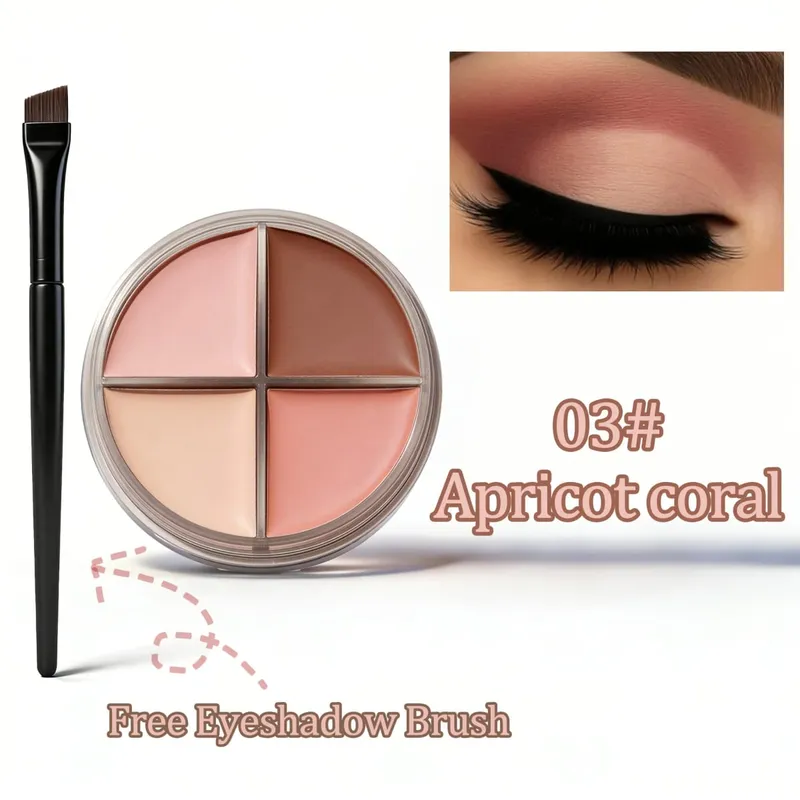 Kit crema eyeliner a prova di sbavature Herorange Trucco occhi multiuso per principianti