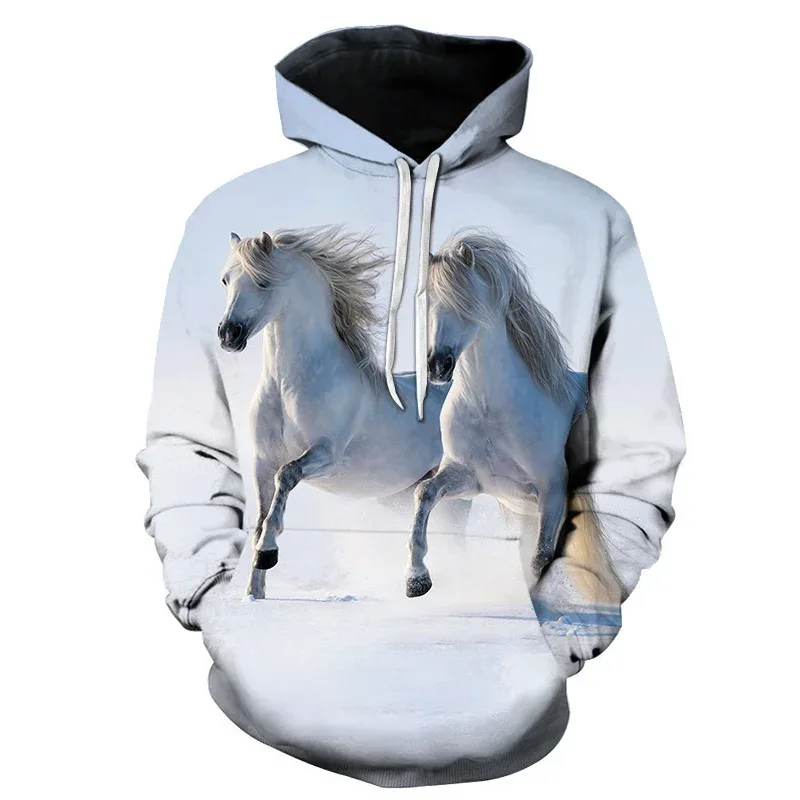 Horse Win Instant Success 3D Print Hoodies Interesting implication Animal Design Men Women Streetwear Pullover Casual Sweatshirt — image 41