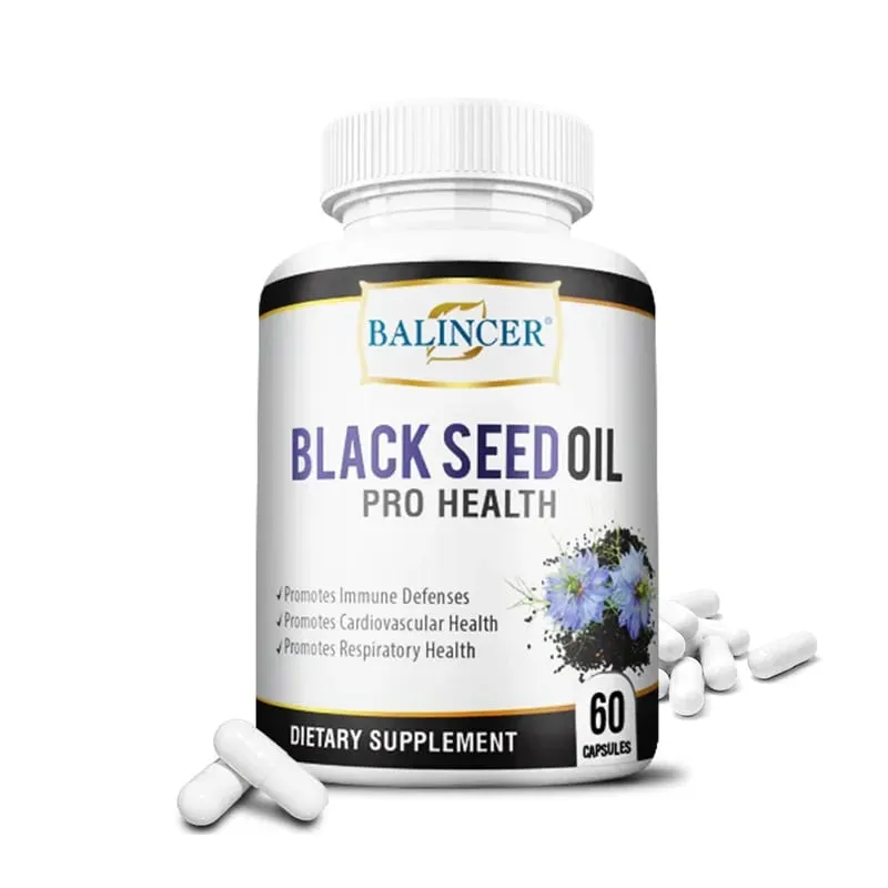Black Cumin Seed Oil Capsules - Promotes Immunity Digestion Respiratory Health Skin and Hair Health Non-GMO — image 9