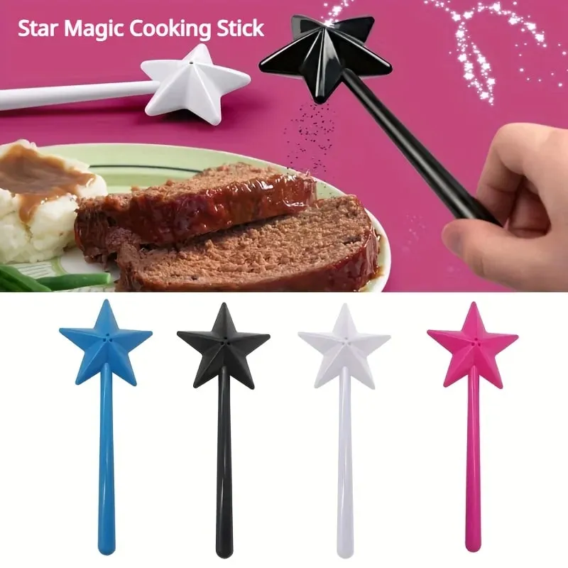 รีฟิลMagical Star Wandแบบพกพาเกลือพริกไทยเครื่องเทศDispenser ShakersชุดครัวทำอาหารBBQอุปกรณ์ของขวัญปาร์ตี้ฮาโลวีน — image 3