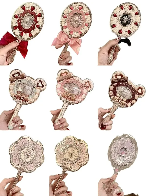 Flower Knows Handheld Makeup Mirror Air Cushion Comb All Series Relief Pattern Limited Color Makeup Tool Kit — image 3