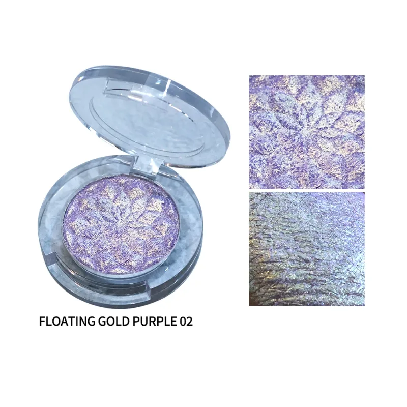Chameleon Eye Palette Eyeshadow Palette - Customizable Duochrome Pressed Eyeshadow Set Glitter Infused Pearlescent Finish Pri