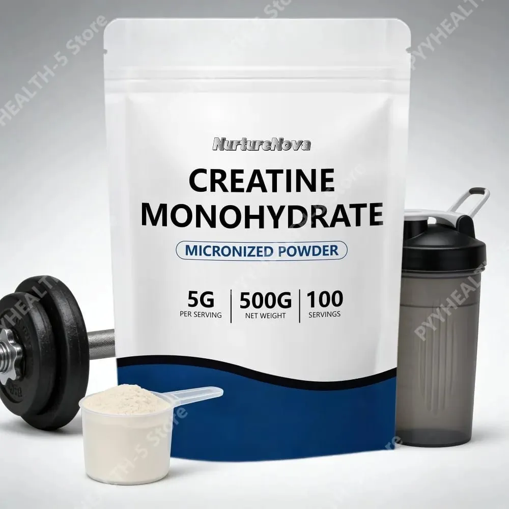 Monohydrat kreatyny w proszku mikronizowany 5 g na porcję 100 CT 500 g masy netto do odżywiania sportowego Wsparcie treningu fitness — image 6