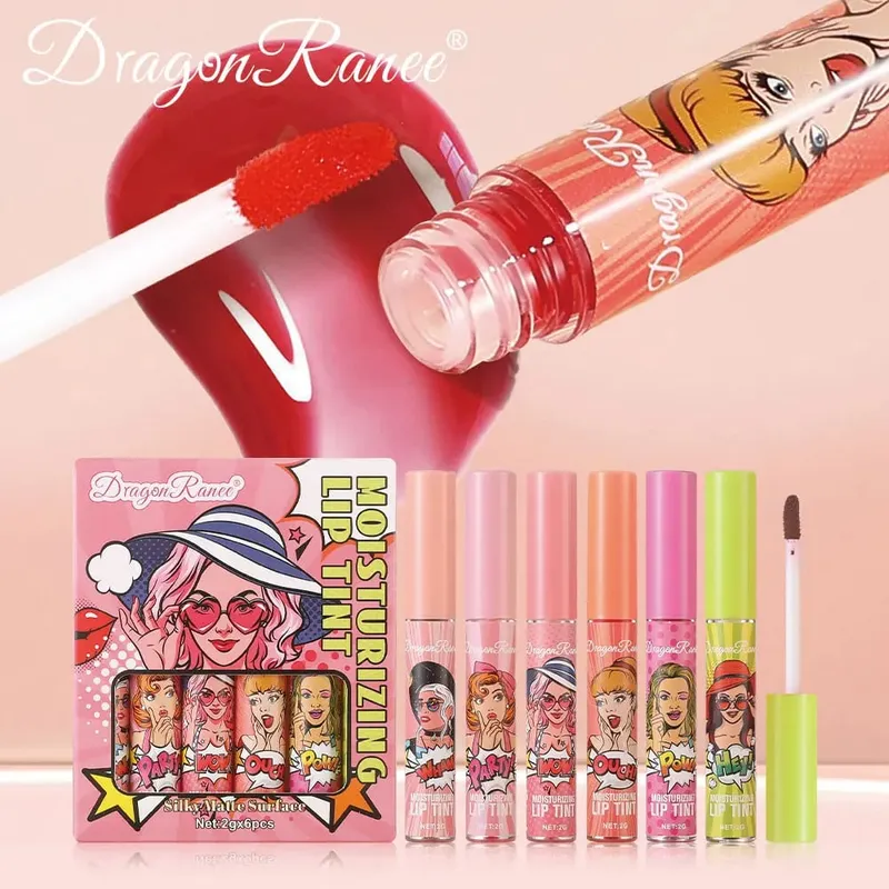 6-pack Lip Gloss Set is easy to color and does not fade. It is a must-have for beginners with lip gloss and holiday — image 4