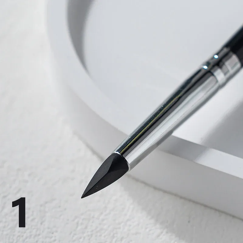 1 cepillo delineador de ojos de silicona negro, cepillo multiusos para cejas, lápiz labial, fácil de usar, lápiz para pintar uñas, maquillaje para dar forma a los ojos — image 9