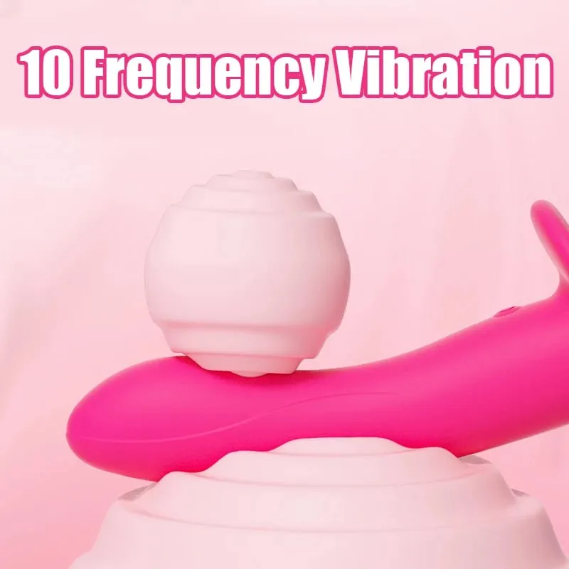 Strap On Double-Headed Vibrator Dildo Adjustable with 10 Vibration Modes Wearable Harness Sex Toy for Female Couple for Lesbians — image 4