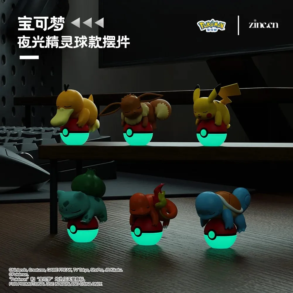 Originální Pokémon Pikachu Eevee Psydusk Squirtle Charmander Bulbasaur Anime Akční figurka Hračka Panenka Dekorace do auta Vánoční dárek — image 1