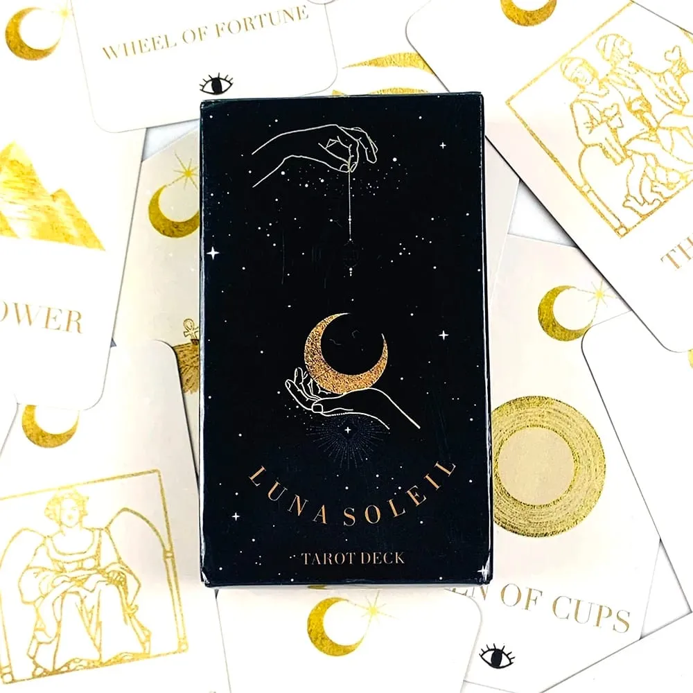 Tarotová paluba Luna Soleil Hvězdné sny Nebeská astrologie Čarodějnické karty Skvělé pro věštění, meditaci a párty hry — image 3