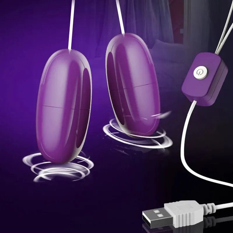 Çift Vibratör Dil Atlama Yumurta Titreşimli Liping Klitoris Stimülatörü USB Yetişkin Ürün Seks Oyuncakları Kadınlar Için Kadın Mastürbasyon — image 2