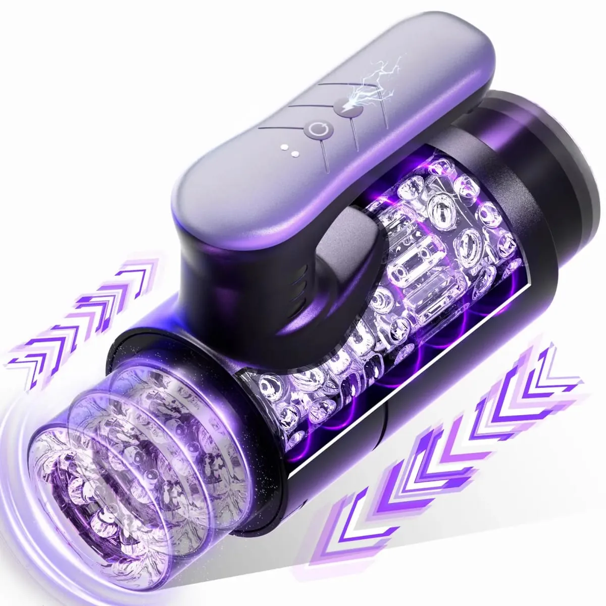Masturbateur pour hommes, télescopique automatique, en Silicone, vagin, pipe anale, stimulateur de chatte orale, jouets sexuels, produits pour adultes — image 1