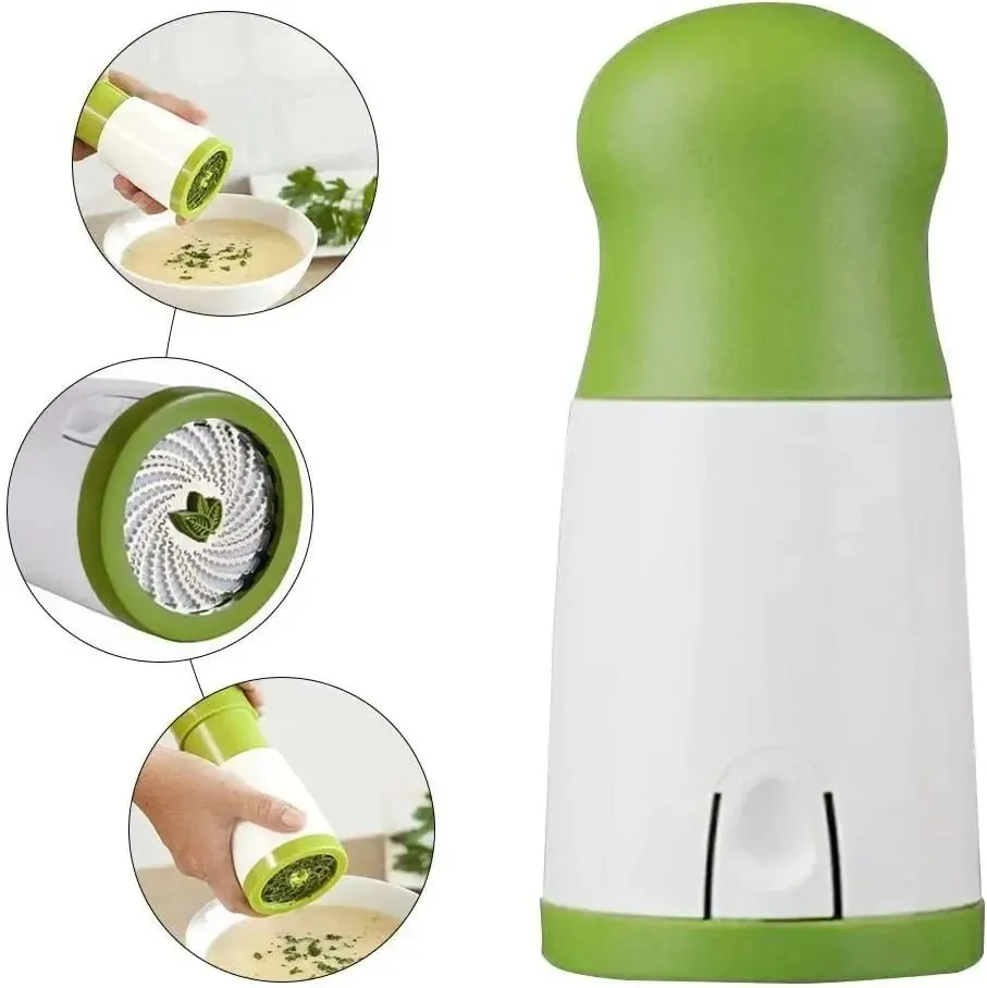 1pc 수동 허브 분쇄기 스파이스 밀 파슬리 슈레더 야채 커터 고수풀 민서 칠리와 실란트로 주방 도구 가제트 — image 9