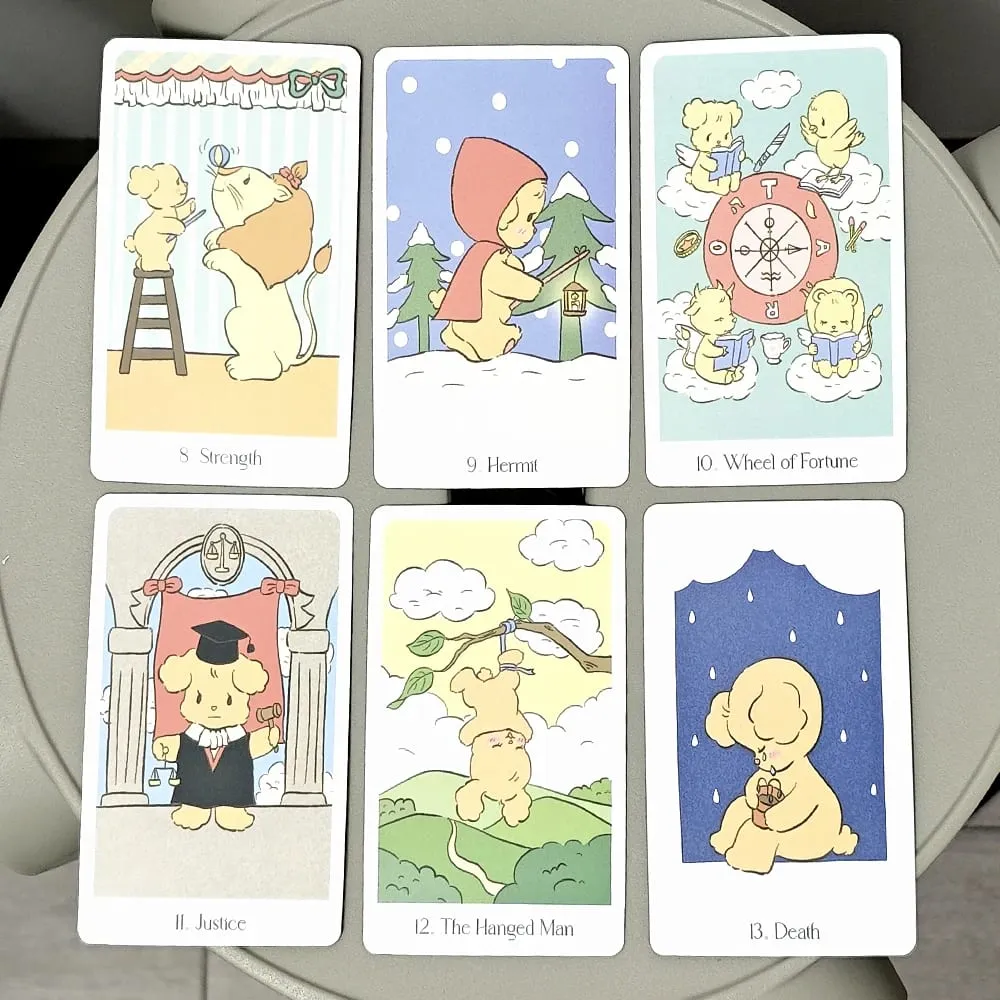 78 Keping Kad Tarot Kawaii 10.3*6cm Dek Tarot Chouchou — image 5