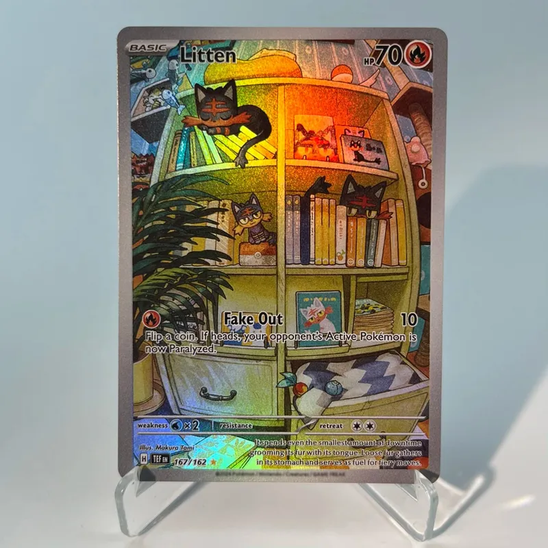 Pokémon 151 PKM Cards PTCG3-D Bulbasaur Squirt Rainbow Gengar ex Holographic Ex GX Rare Collection Battle Toys Hadiah untuk Hobi — image 29