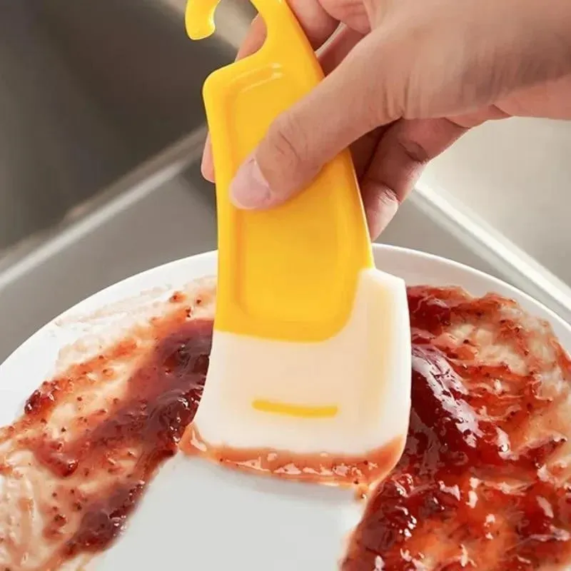 Silikone pandeskraber fad rengøring spatel skål skraber non-stick køkken pande gummi rengøring spatel potten rengøringsværktøj — image 9