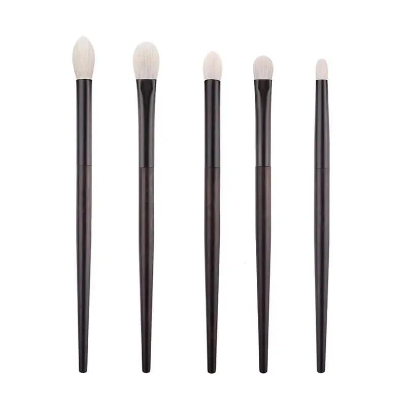 Q1-1 Professional Handmade แปรงแต่งหน้าชุด Ultra-Soft Saibikoho ผมแพะอายแชโดว์ผสมแปรงเครื่องสำอางค์ Make up Brush