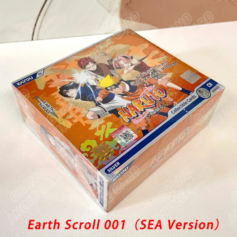 ของแท้ Naruto T4W8 JIN1 JIN2 SEA ภาษาอังกฤษรุ่น Global Version Booster กล่องอะนิเมะ TCG Rare CR Ninja World Collection การ์ด