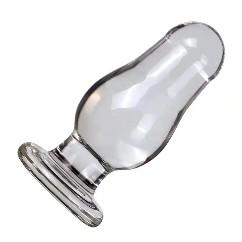 Gode en verre de grand diamètre, masturbateur féminin, Stimulation de la Prostate masculine, prise d'expansion anale, jouet sexuel pour adulte pour un plaisir accru