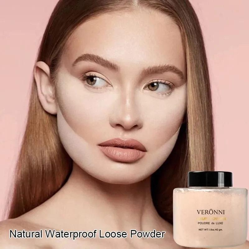 3-teiliges Gesichts-Make-up-Set für Anfänger, mattes Foundation-Make-up, feuchtigkeitsspendende Grundierung, Ölkontrolle, loser Puder, vollständig abdeckender Gesichts-Concealer — image 5