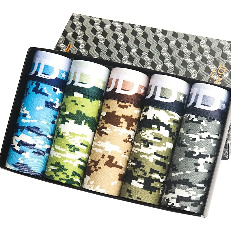 5 pièces/lot hommes caleçons mode tendance Boxer Shorts couleur unie sous-vêtements été 100% coton respirant taille moyenne hommes culottes — image 3