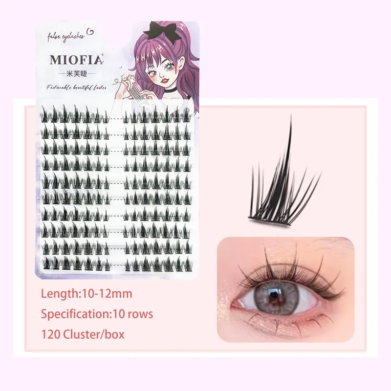 Küme Kirpikler Doğal Kirpik Uzatma Kabarık Tilki Gözü Kirpikler Karışık Tary Büyük Kapasiteli Anime Kirpikler DIY Kirpik Küme — image 14