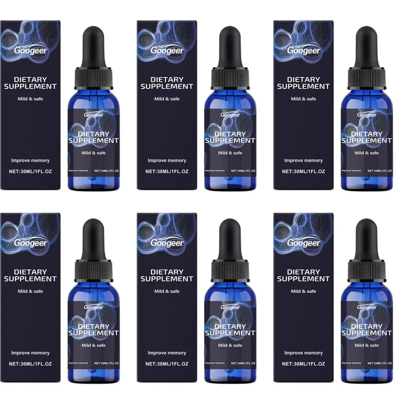 Googeer Methylene Blue Drops Memory Focus Support Drops with Vitamin B1 Mint Leaf Extract Gluconolactone Alcohol Free 30 ML — image 10